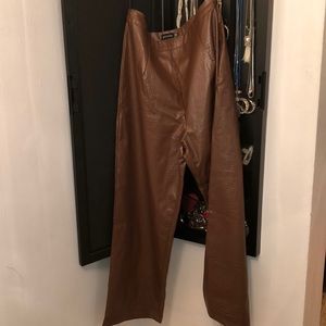 Brown Snake Skin Pants